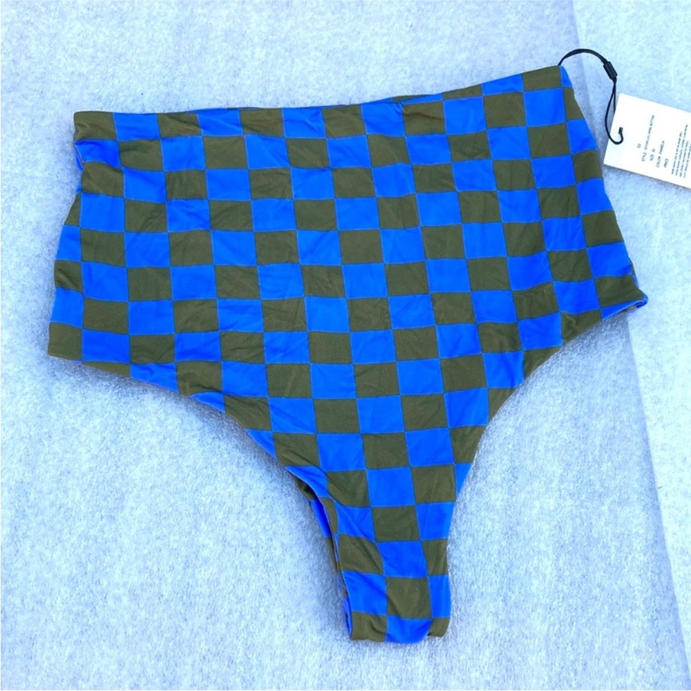 Acacia Swimwear Seychelles Pamela Check Bottoms